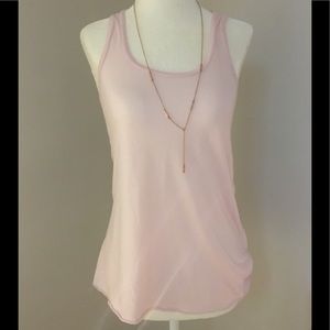 Pink racerback top